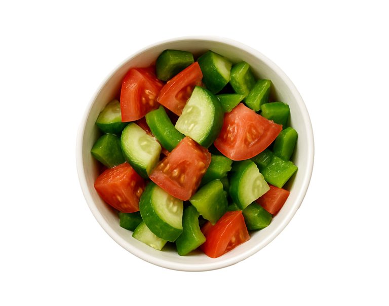 Домати, краставици и чушка /100г/