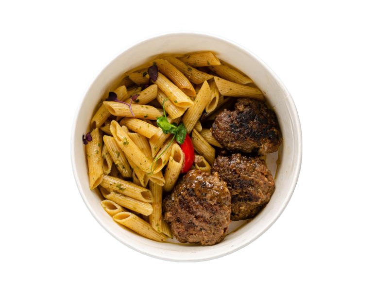 BIG BOX with horse meatballs from minced meat