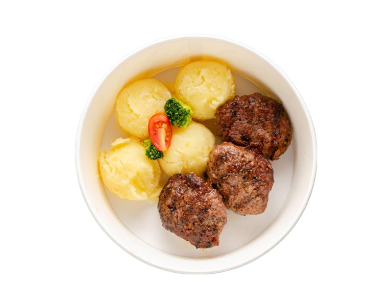 BIG BOX with beef meatballs "Limousine"