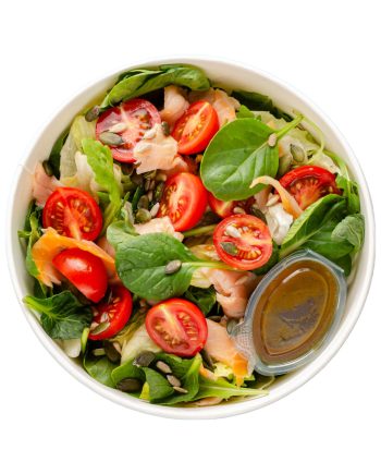 Салата с пушена сьомга /4/*